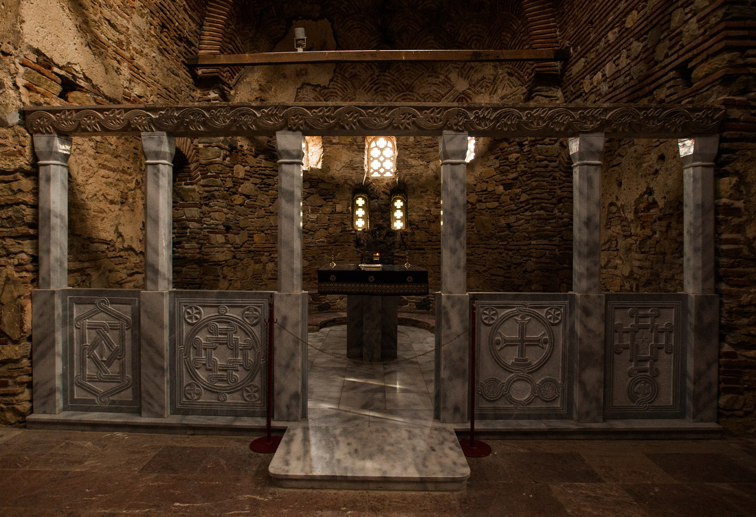 Vodoca monastry church interior detail